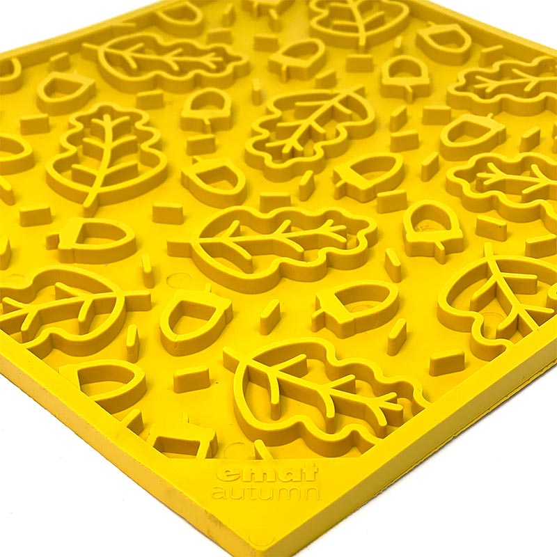 Sodapup Lickmat Autumn Design Large – Yellow