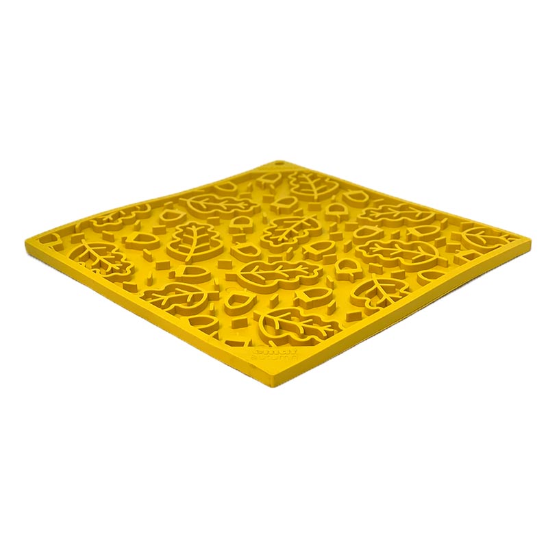 Sodapup Lickmat Autumn Design Large – Yellow