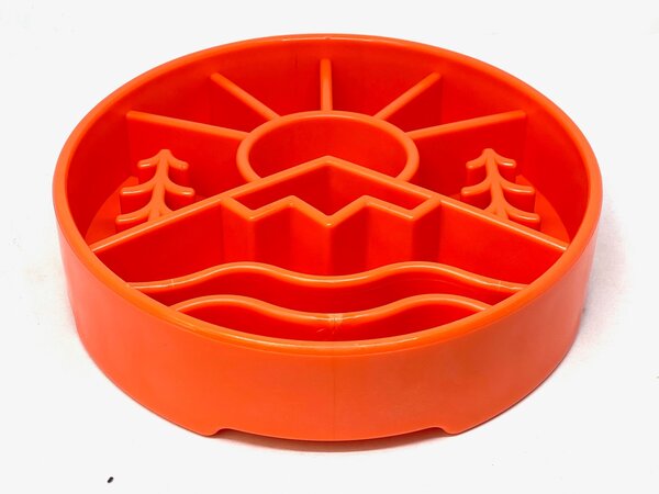 Sodapup Great Outdoors Ebowl Slow feeder – Orange