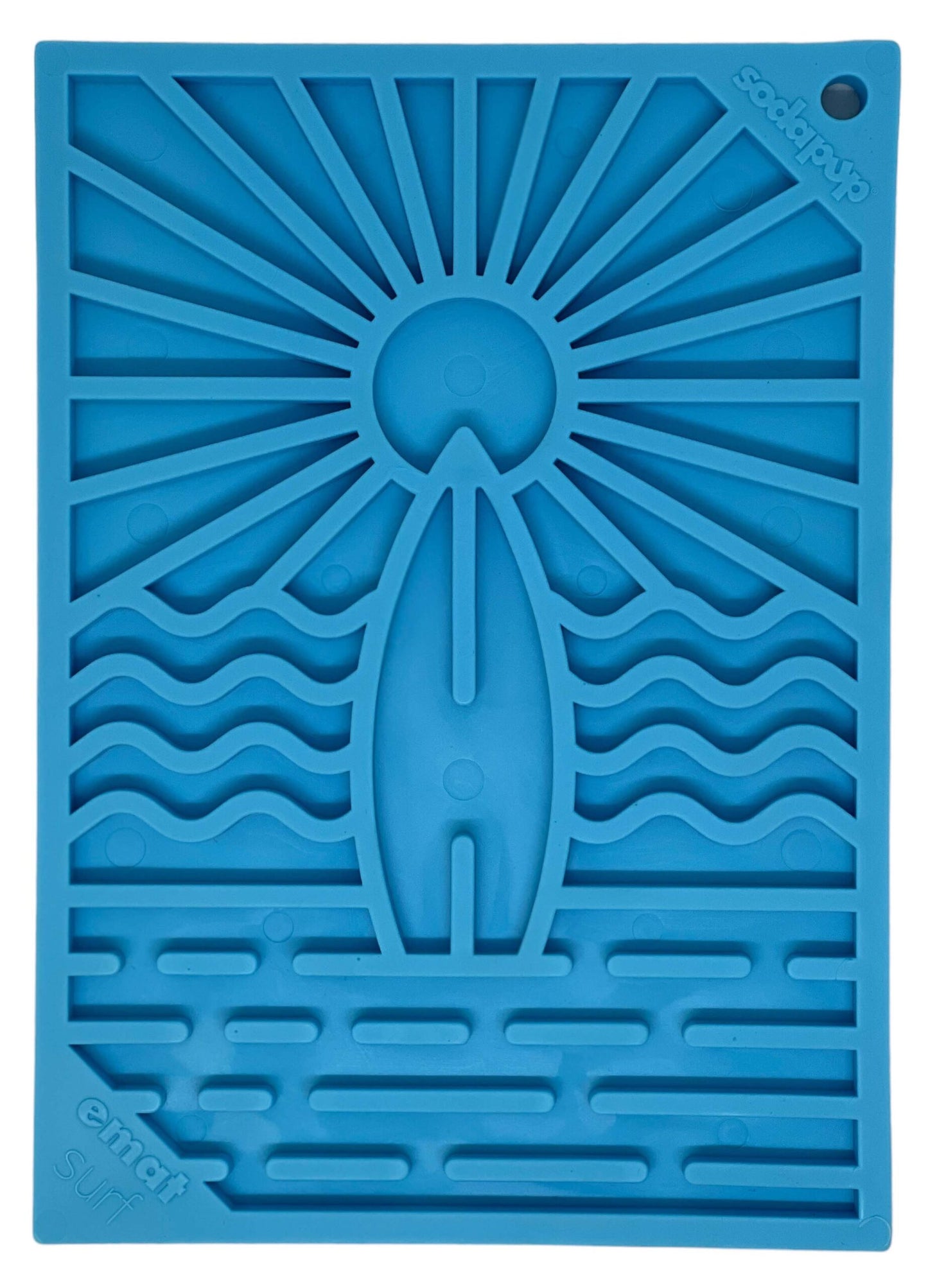 Sodapup Surf’s Up Design Lickmat Small – Blue