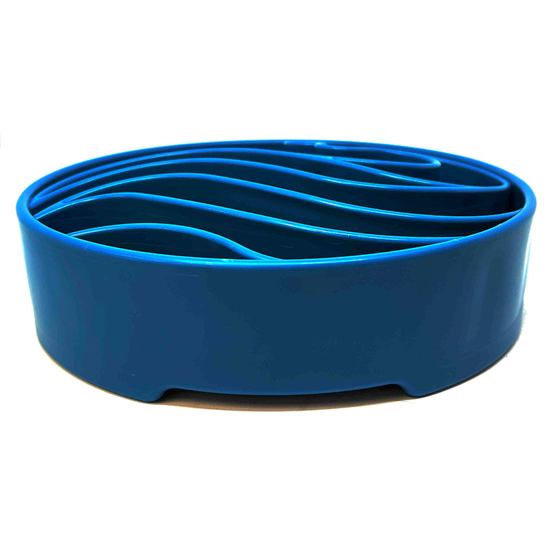 Sodapup The Great Wave Ebowl Slow feeder – Blue