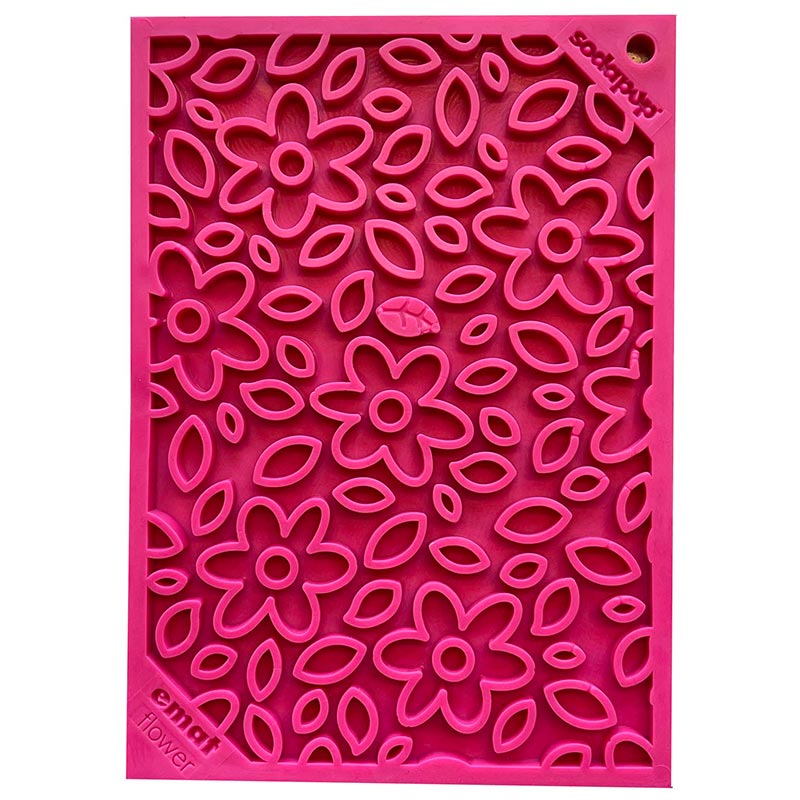 Sodapup Lickmat Flower Power – Pink