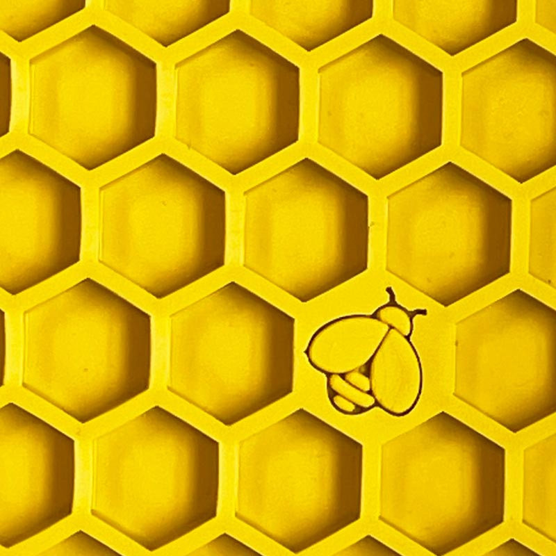 Sodapup Lickmat Honeycomb – Yellow