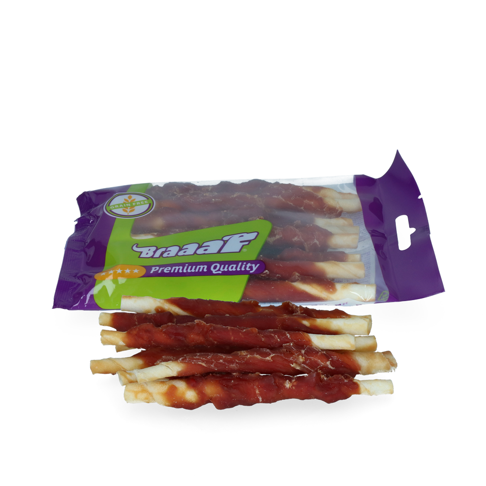 Braaaf Roll sticks eend 12 cm