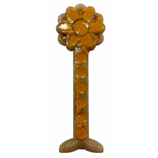 Sodapup Flower Tower Durable Nylon Chew Toy and Enrichment Toy – Brown