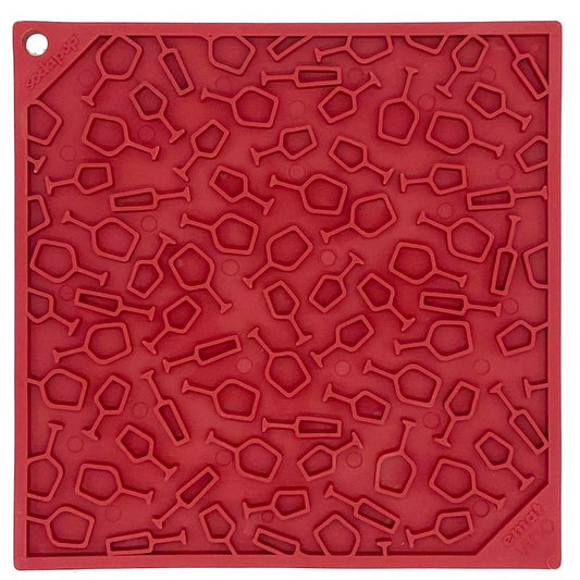 Sodapup Lickmat Vino Design Large – Red