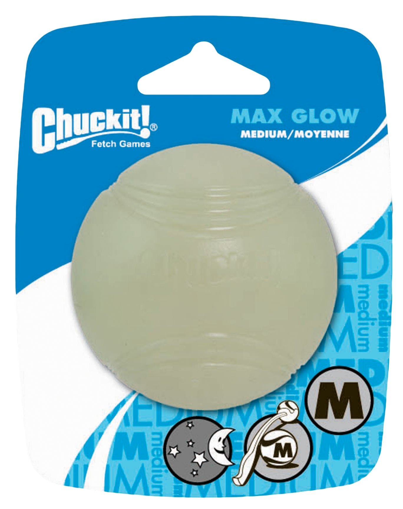 Chuckit Max Glow M 6 cm 1 Pack